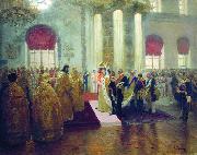 Ilya Repin, Wedding of Nicholas II and Alexandra Fyodorovna,